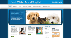 Desktop Screenshot of landolakesanimalhospital.com